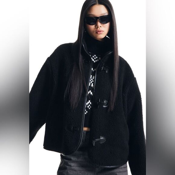 H&M Teddy Fleece Jacket New - Picture 6 of 8